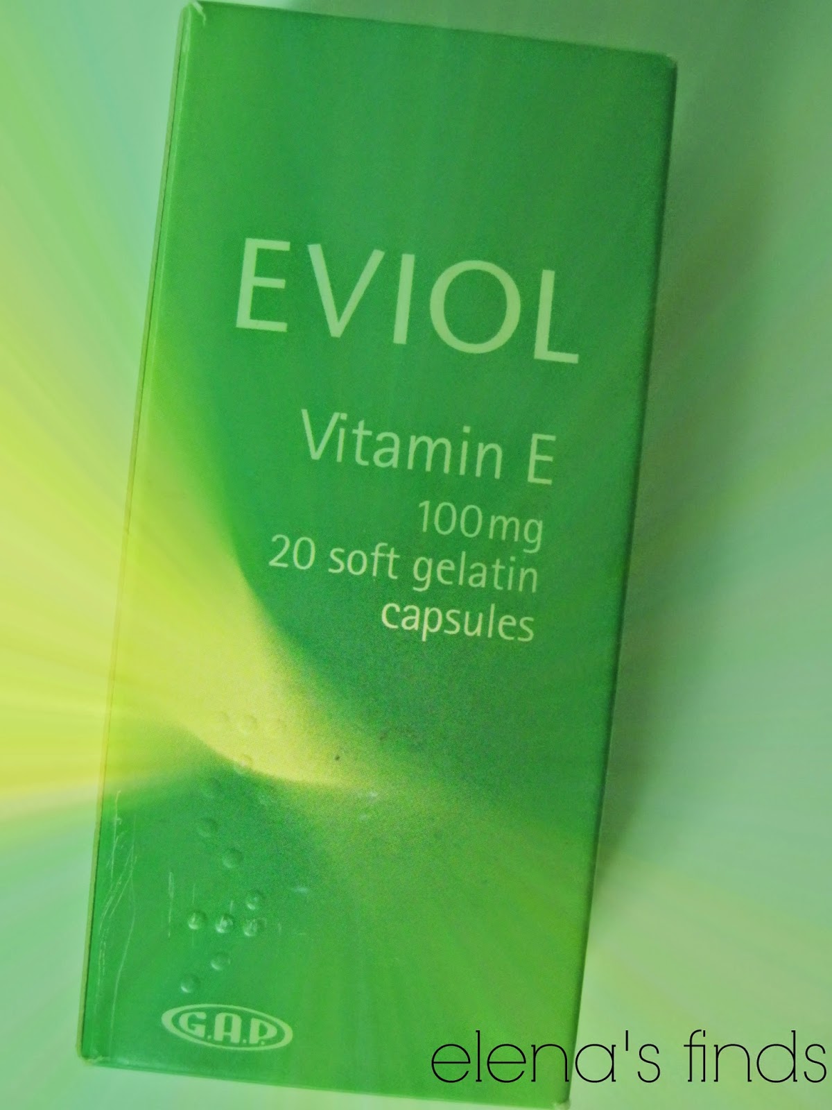 ♥elena's finds....♥ EVIOL Vitamine E Secret
