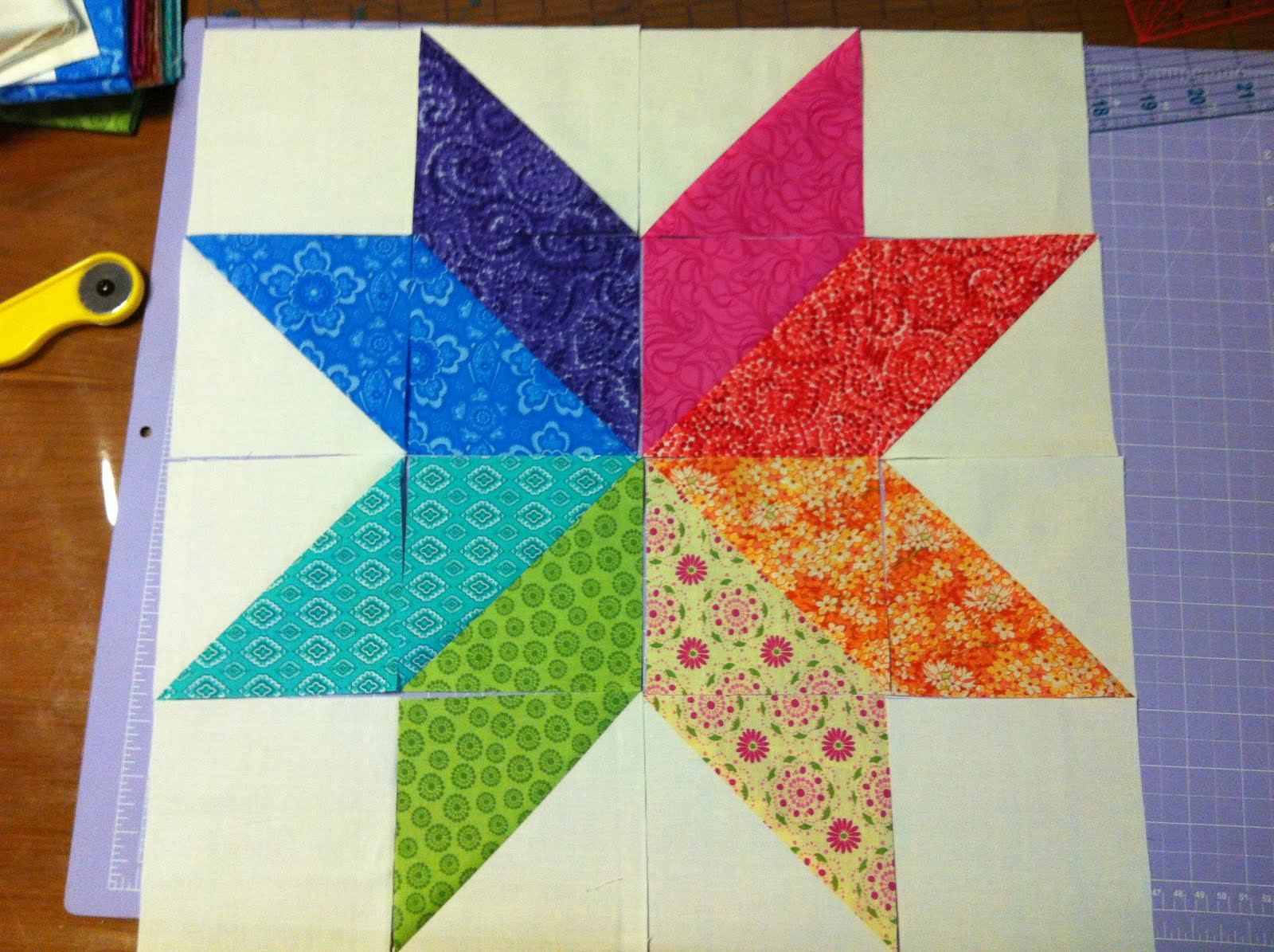 The Peony Teacup Tutorial Chain  Piecing