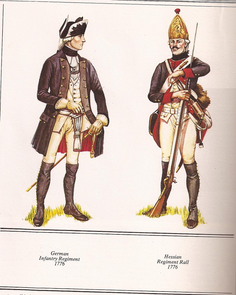Flintlock and tomahawk Hessians