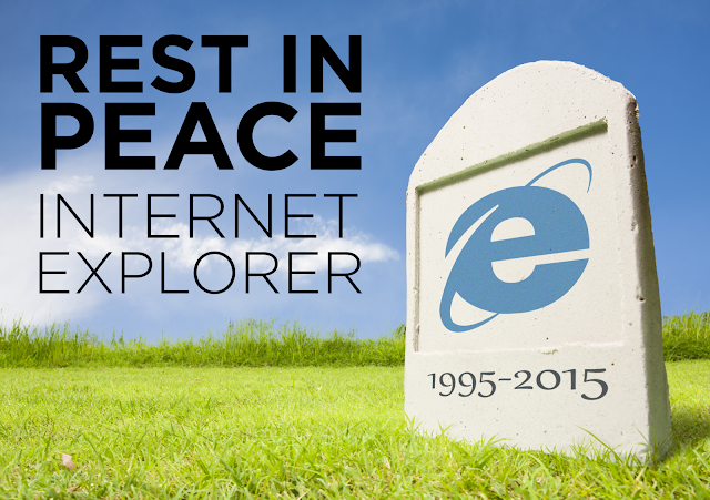 RIP Internet Explorer Rest in Peace Internet Explorer