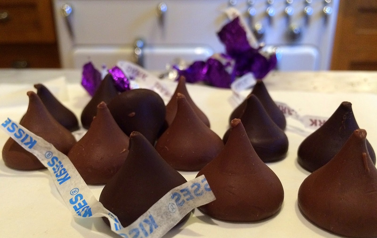 A Cake Bakes in Brooklyn Peanut Butter Cookies with Chocolate Kisses