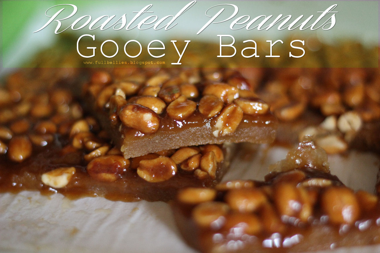 Full Bellies, Happy Kids Roasted Peanuts Gooey Bars