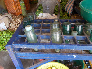 Vintage "MARBLE SODA BOTTLES" found only in villages in India.