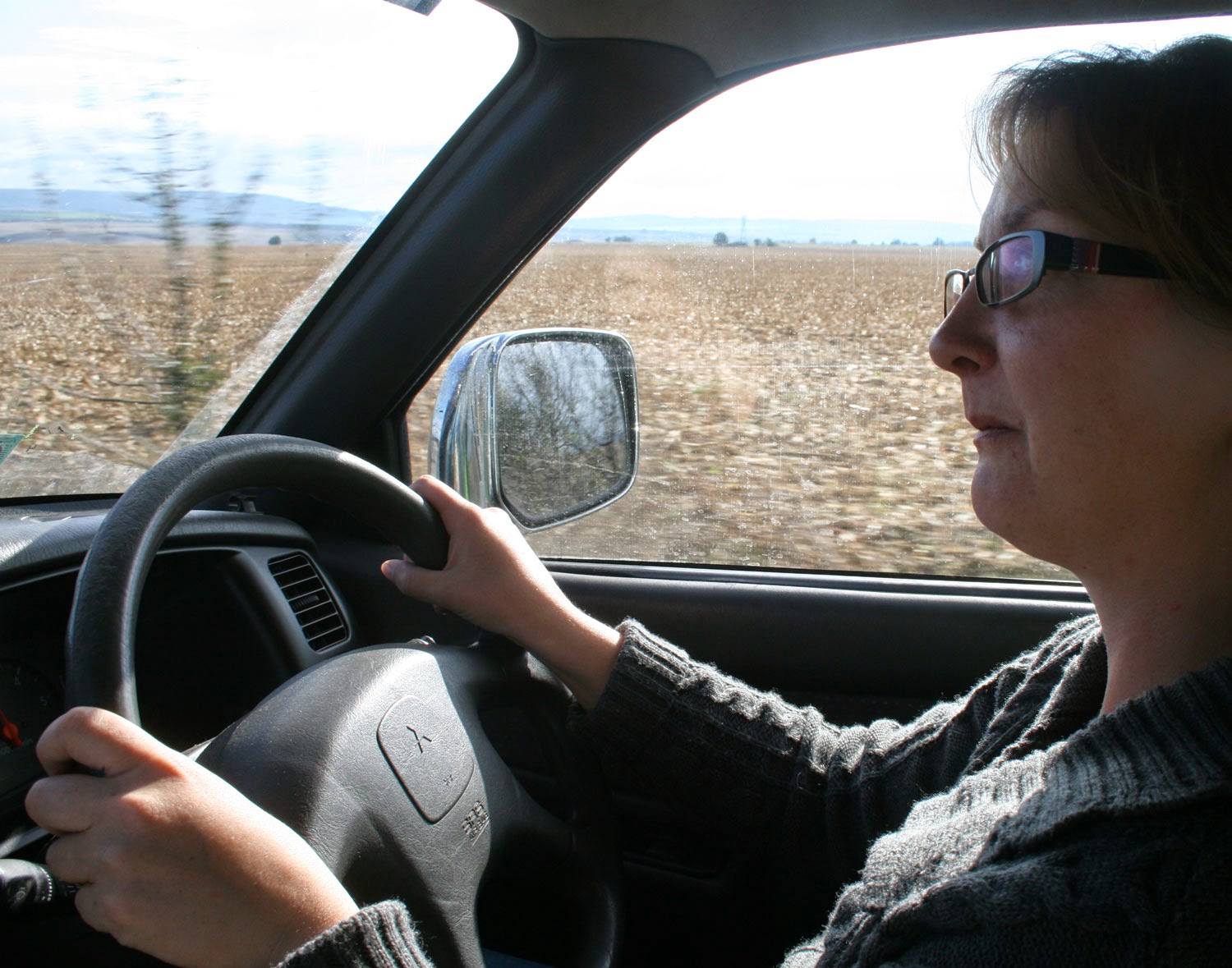 Getting her drive on Getting her drive on
