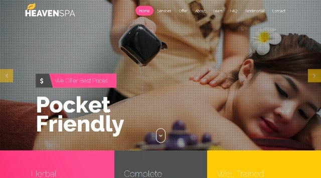 Products & Services Landing Page Template