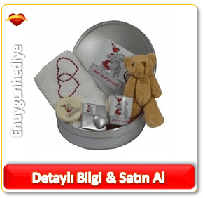 Sevgiliye Yılbaşı Hediyesi Aşkı Anlatan Metal Hediye Kutusu