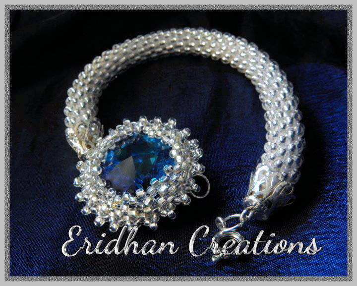 Eridhan Creations Beading Tutorials Bezelled octagon and a beaded