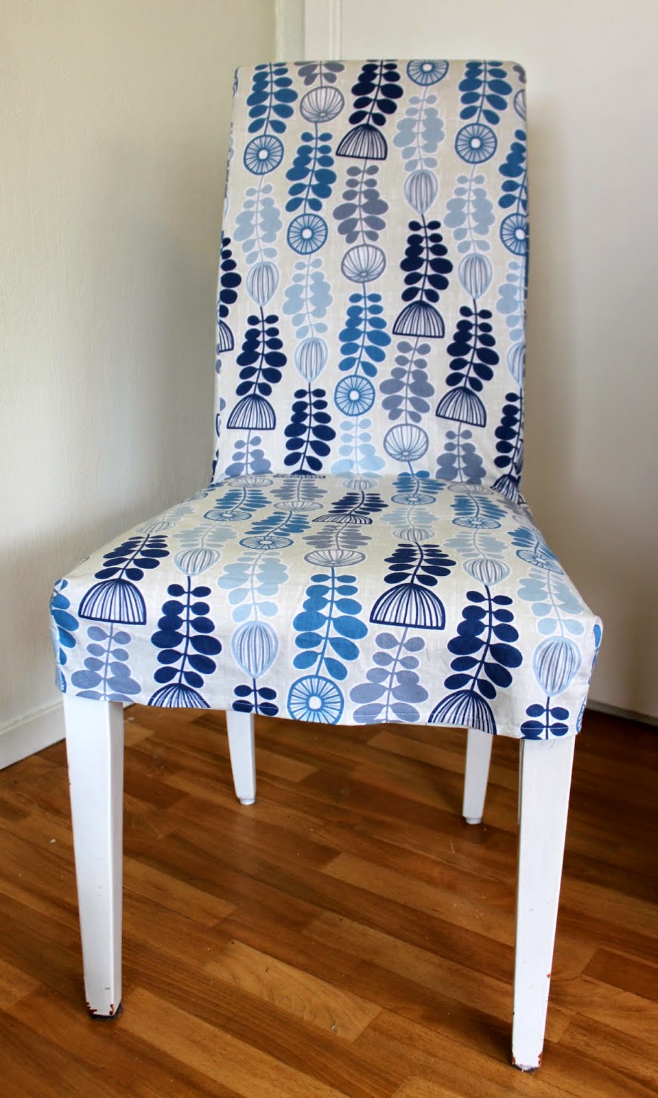 EllenSand Nye trekk til spisestuestolene/New loose covers for my