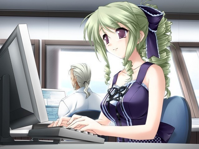 Anime Girl Writer