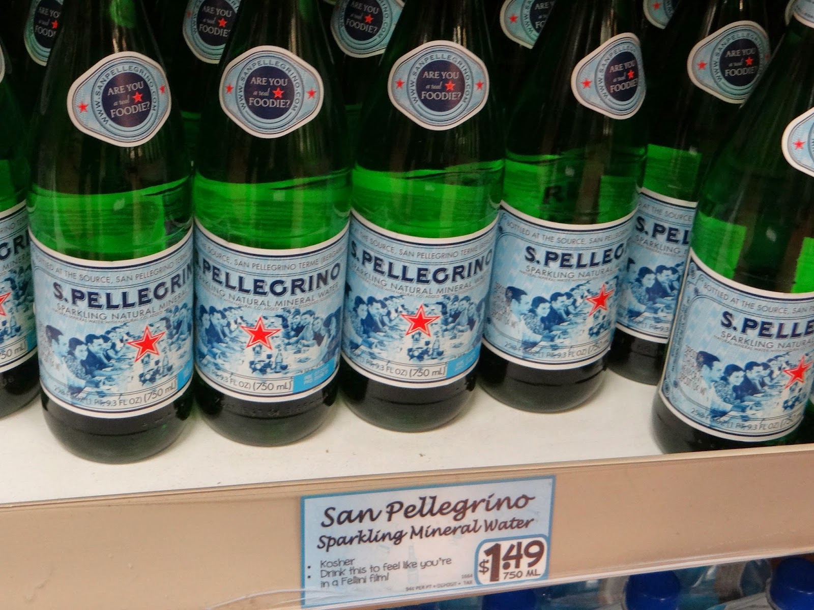Bulk San Pellegrino Sparkling Water, 1L Glass Bottle (12 Pack) – Bakers  Authority