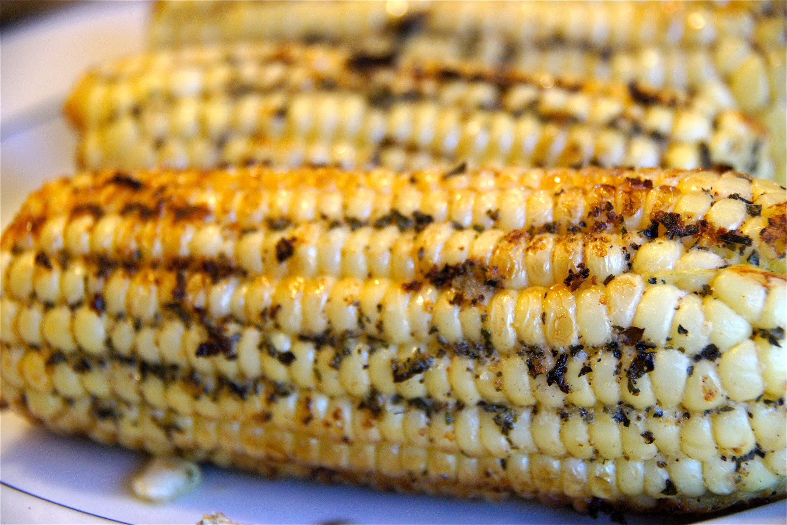 Family Food Finds Basil Butter Corn on the Cob