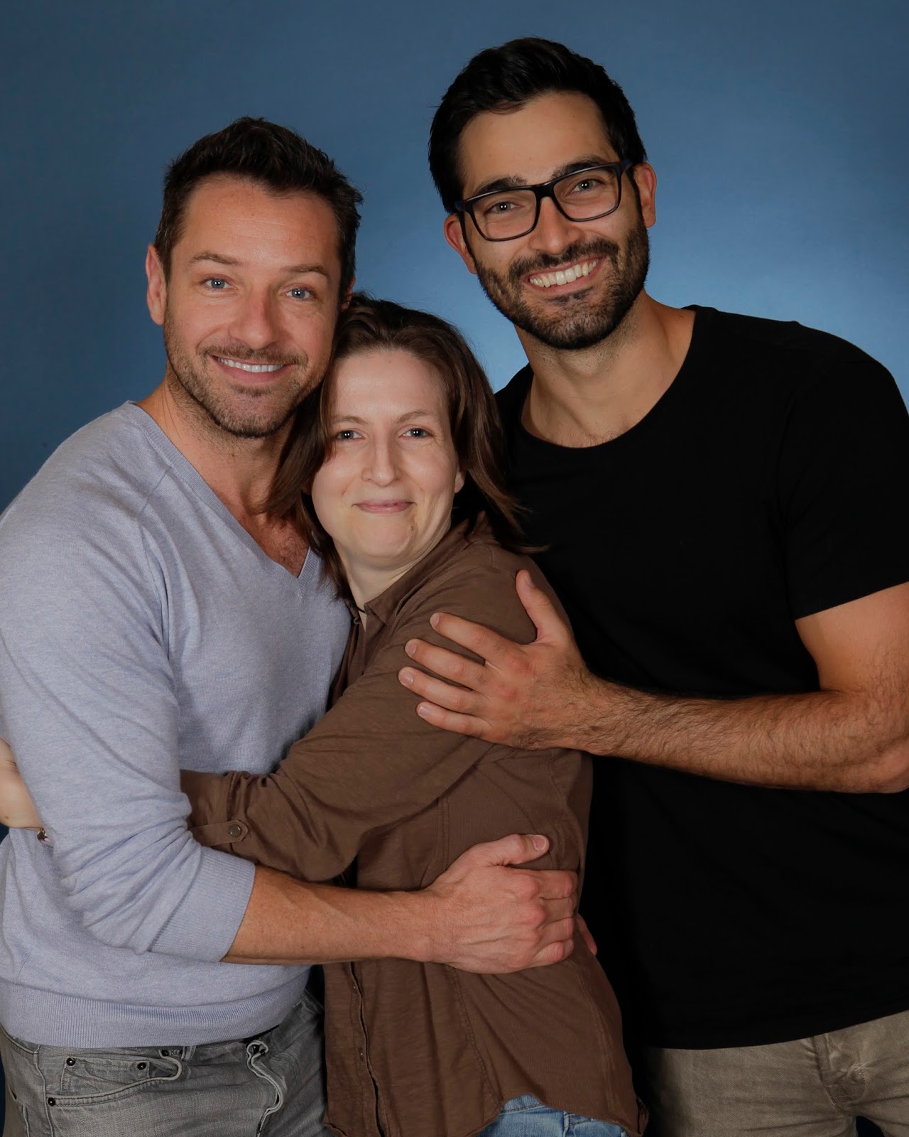 I was in a hunk sandwich with Ian Bohen, Peter Hale from Teen Wolf, and Tyl...