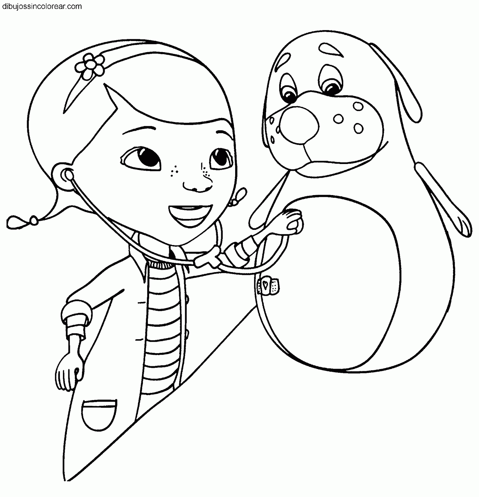 Dibujos De Personajes De Doctora Juguetes Para Colorear