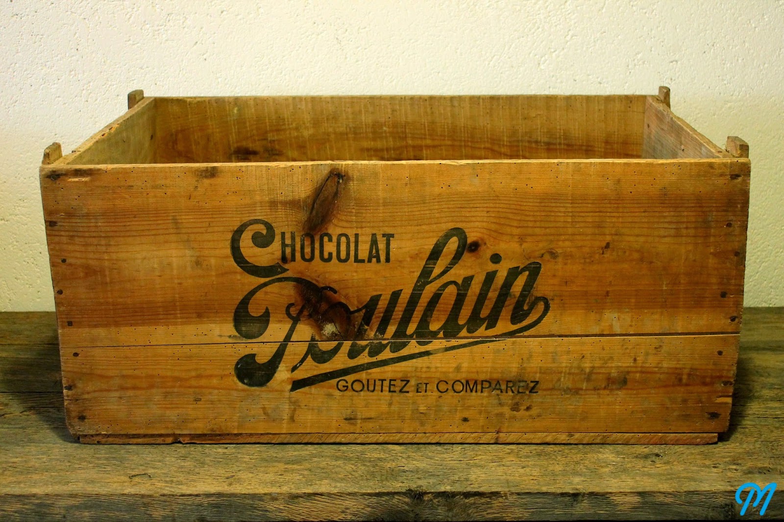 Caisse En Bois Ancienne : grande caisse en bois ancienne chocolat poulain Caisse En Bois Ancienne : grande caisse en bois ancienne chocolat poulain