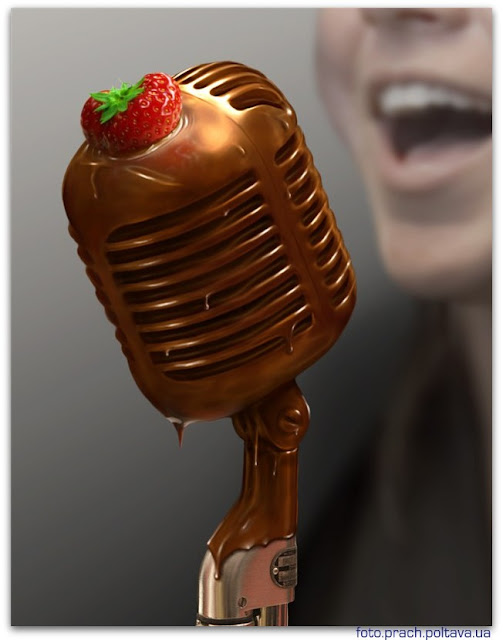 Шоколадный микрофон