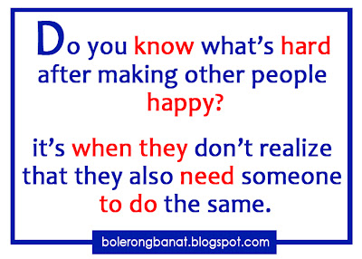 Do you know what's hard after making other people happy