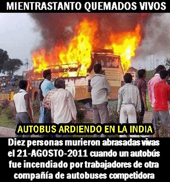 mientrastanto autobús incendio