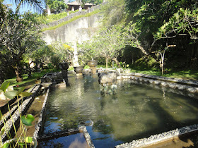 Lotus Pond at Garuda Wisnu Kencana Bali Indonesia