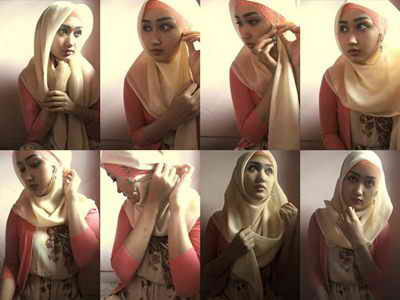 Cara Memakai Jilbab 2 Cara Memakai Jilbab 2