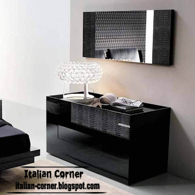 Italian leather bedroom furniture, leather mirror frame for bedroom