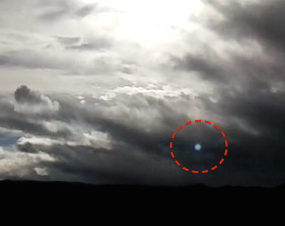 Glowing UFO Sighting Glowing UFO Caught Over Storm California, UFO Sightings