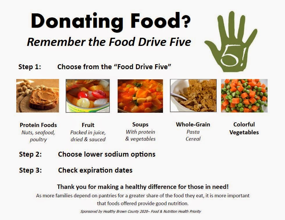Healthy Eating and Food Safety Tips The Food Drive Five