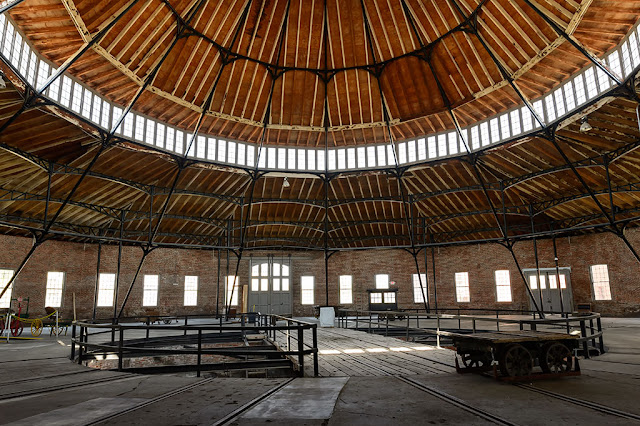 Inside the West Roundhouse in Martinsburg, WV