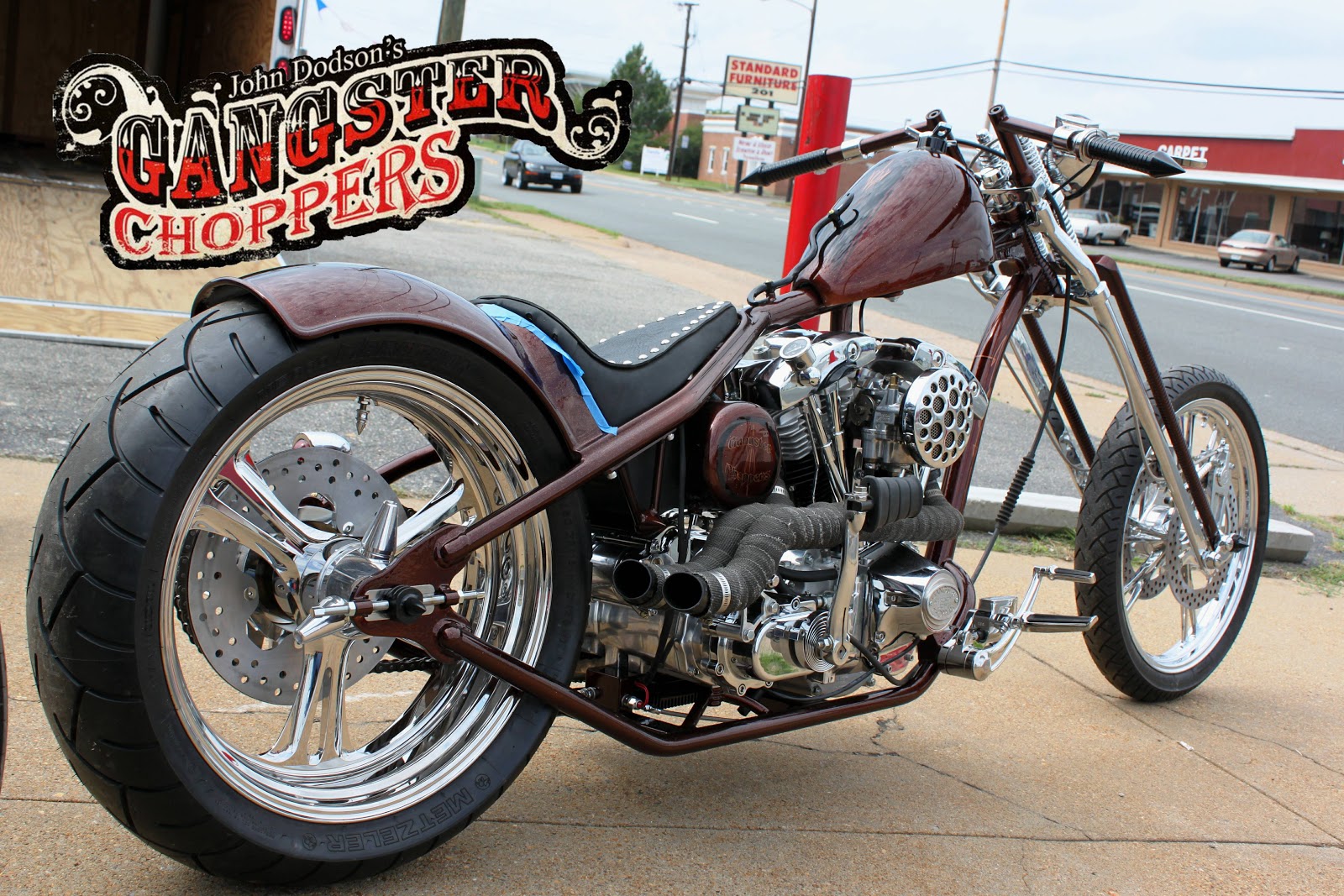 GANGSTER CHOPPERS Gangster Choppers the Chocolate Mousse" Bike