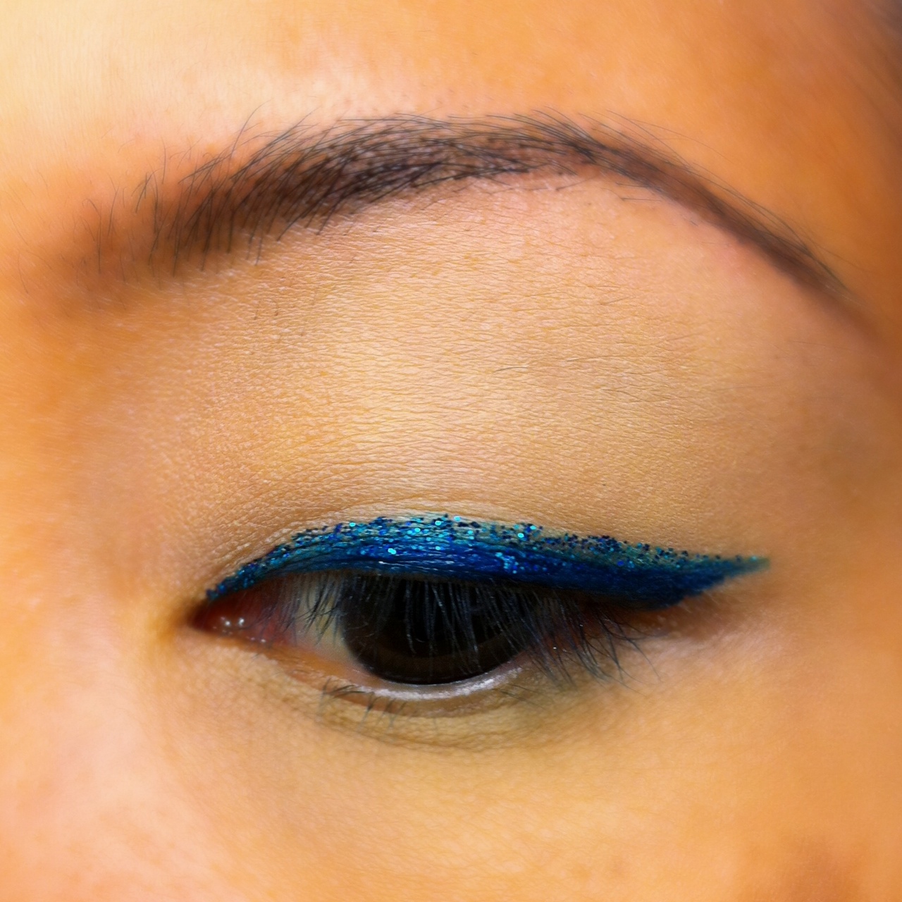 Style By Cat Makeup Tutorial Simple, High Impact Teal Glitter