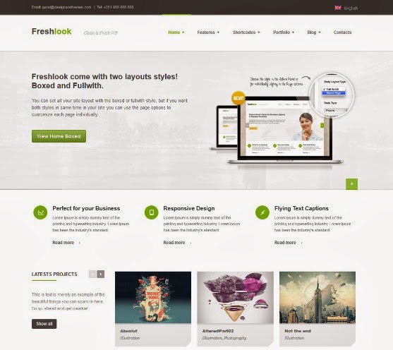 Freshlook Flexible and Responsive WordPress Theme