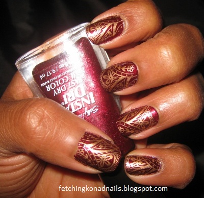 simple wine and bronze fetching