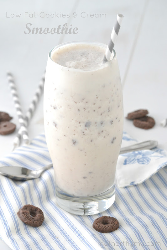 Low Fat Cookies and Cream Smoothie Mother Thyme