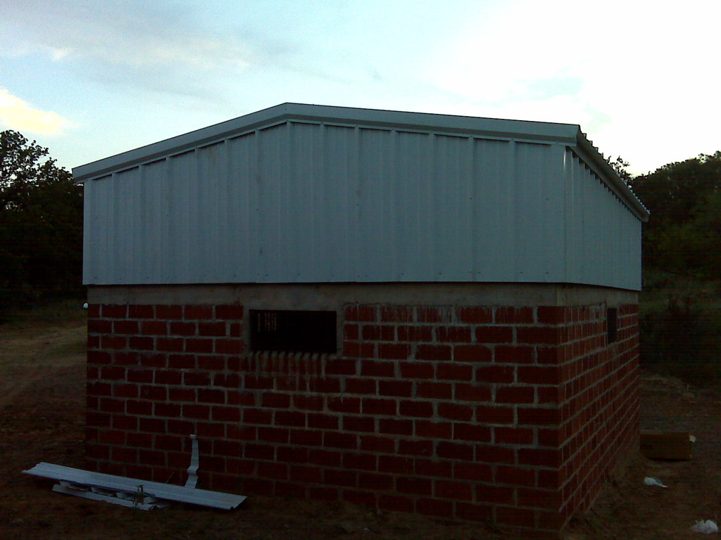 McAdams Company Pump House Metal Roof