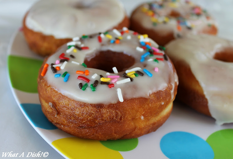 What A Dish! Homemade Yeast Raised Doughnuts