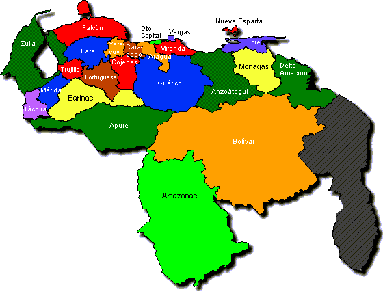 MUNICIPIOS Y CAPITALES DE VENEZUELA municipios y capitales de venezuela: