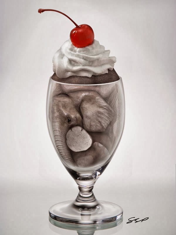 Elephant Sundae Using Photo Elephant Sundae Using Photo