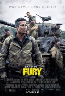 war movie fury (2014) poster war movie fury (2014) poster