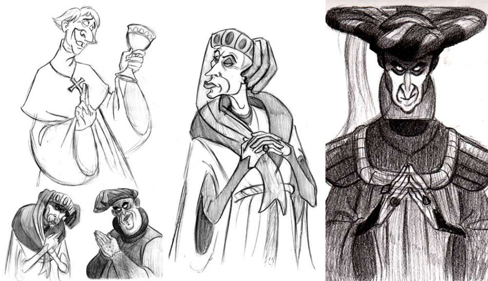 El Jorobado de Notre Dame de Disney † Kathy Zielinski y el juez Claude