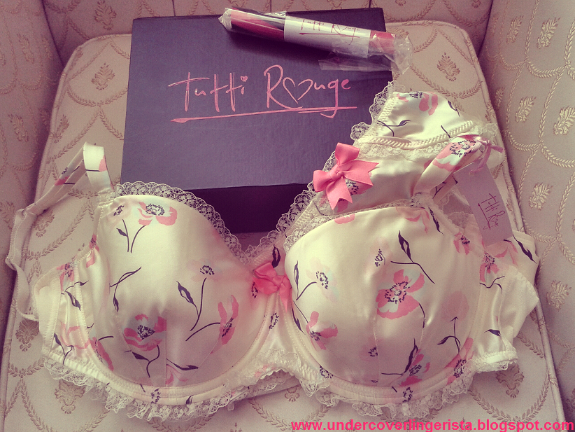 Undercover Lingerista - Lingerie blog: Basking in beauty: Tutti Rouge 'Betty'  bra and knicker review