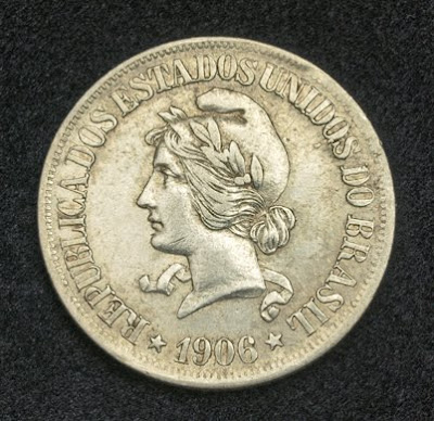 Coins World Brazil Reis silver coin collecting