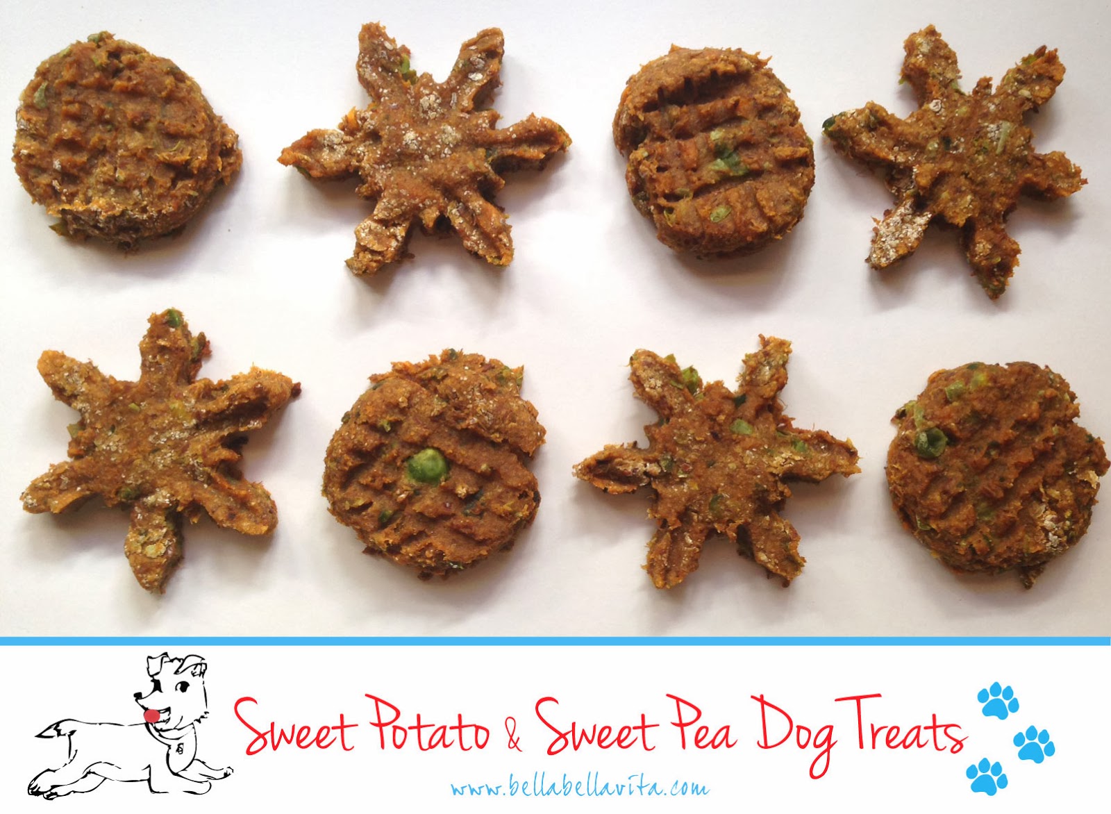 Bella Bella Vita Dog Lovin' Sweet Potato & Sweet Pea Dog Treat