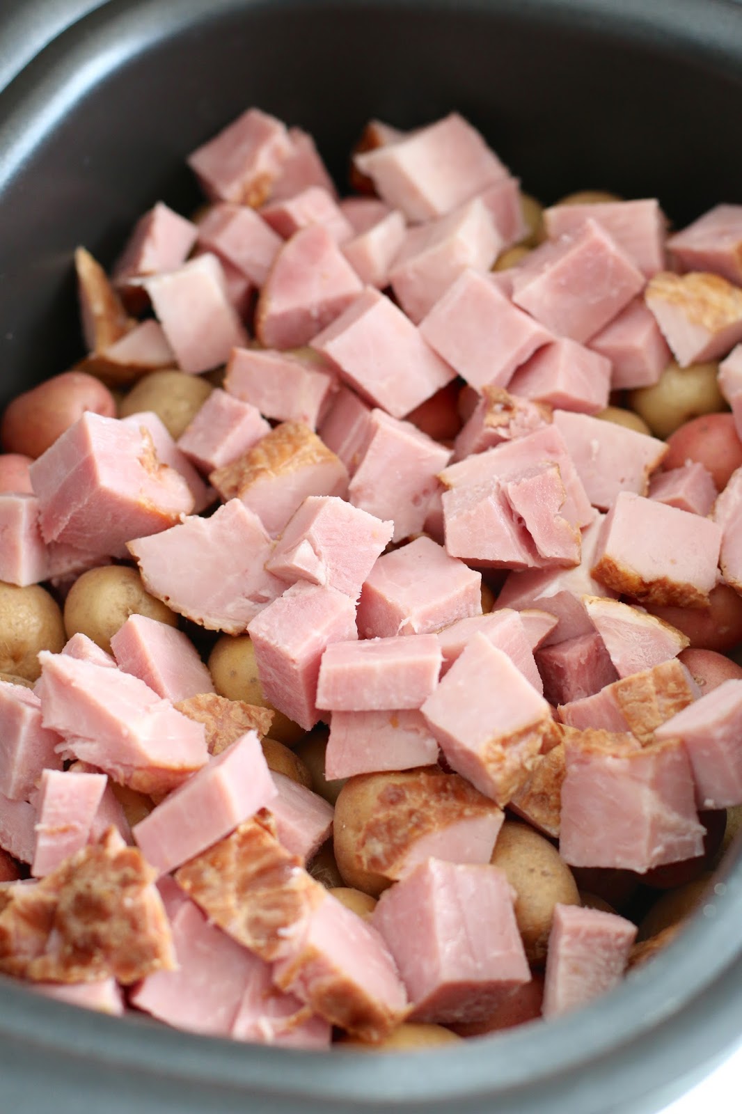 Crock Pot Potato and Ham Soup - The Country Cook