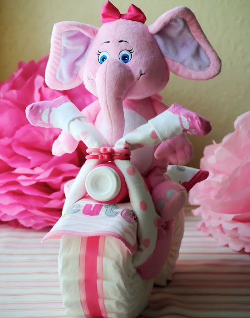 Be Different...Act Normal Diaper Motorcycle Tutorial [Diaper Cake]