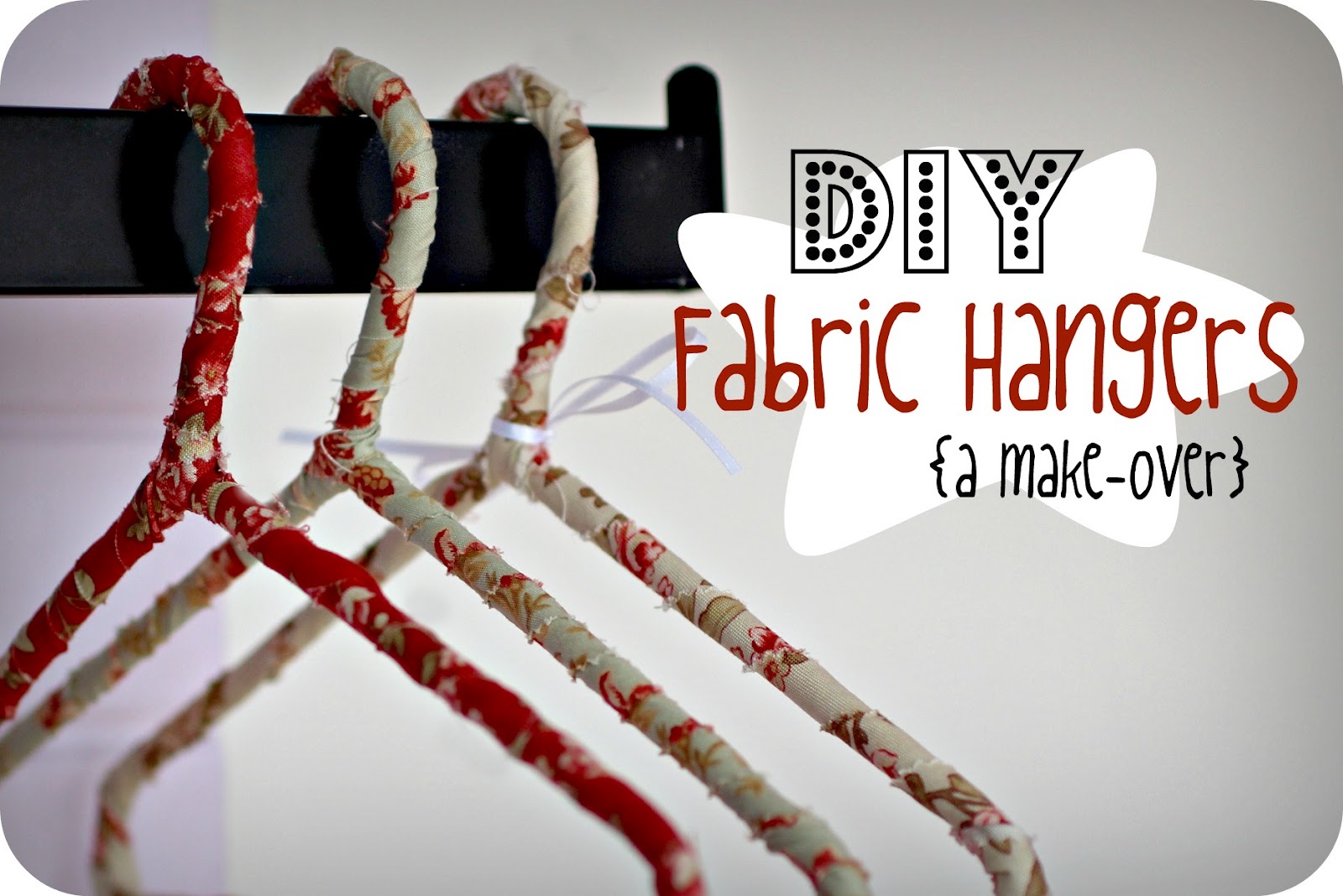 The Freckled Fox DIY Fabric Hanger Makeover