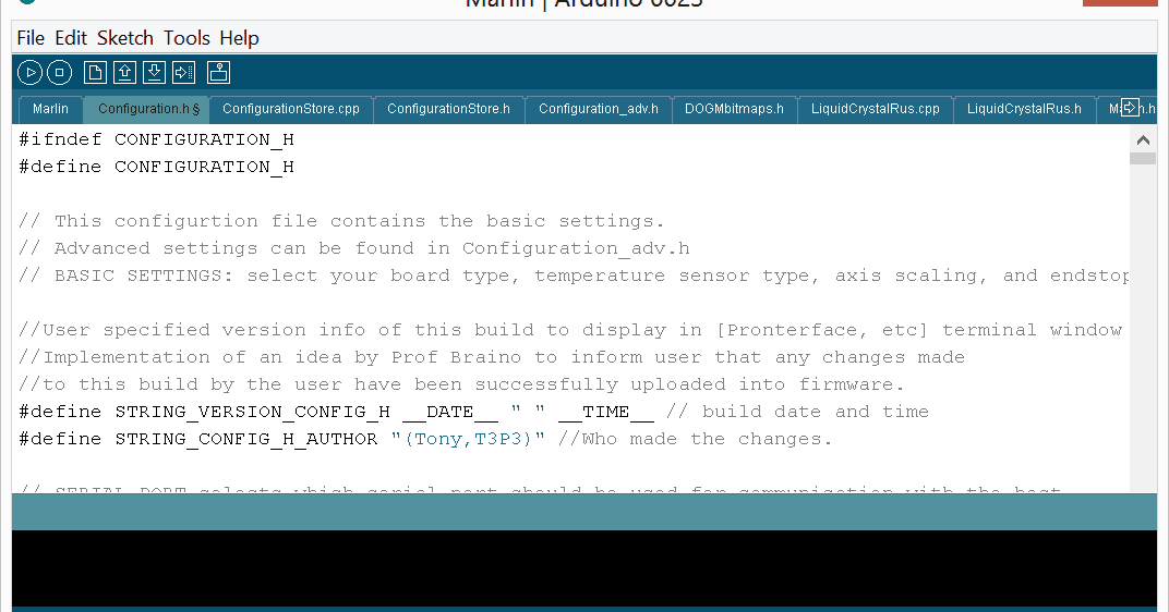 Think3dPrint3d Basic Marlin Configuration.h modification