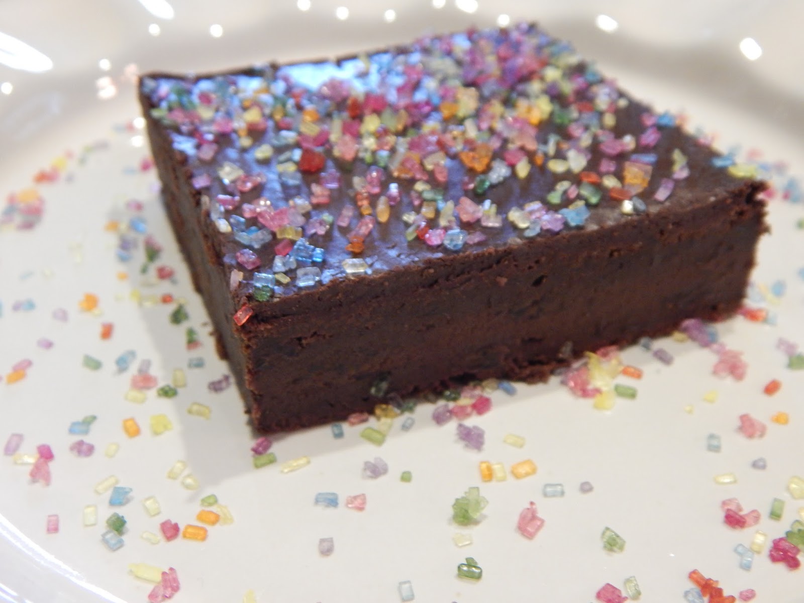 Fairy Wings and Pixie Dust... Black Bean Fudge Browniesgluten free