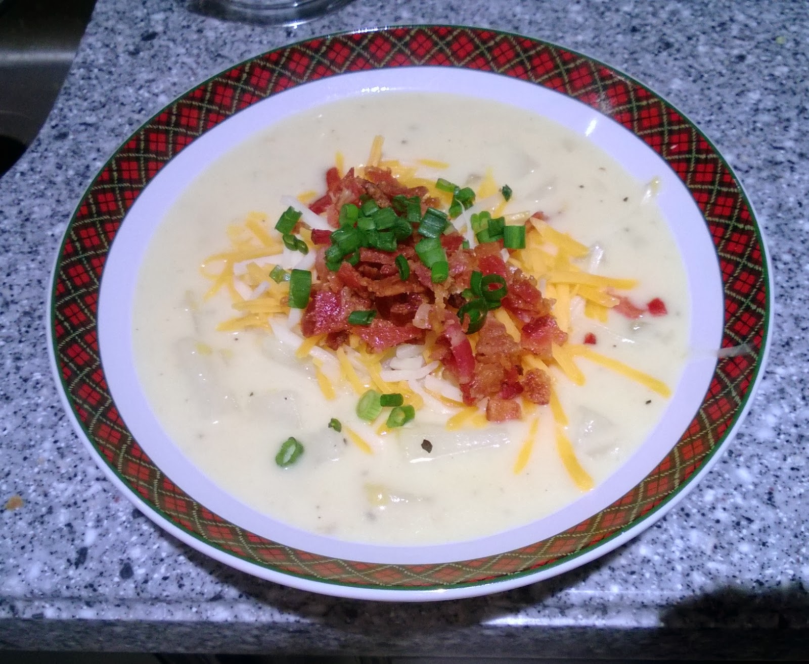 Rebop's Recipe Reviews Loaded Potato Cheese Soup