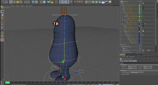 character rigging animation in