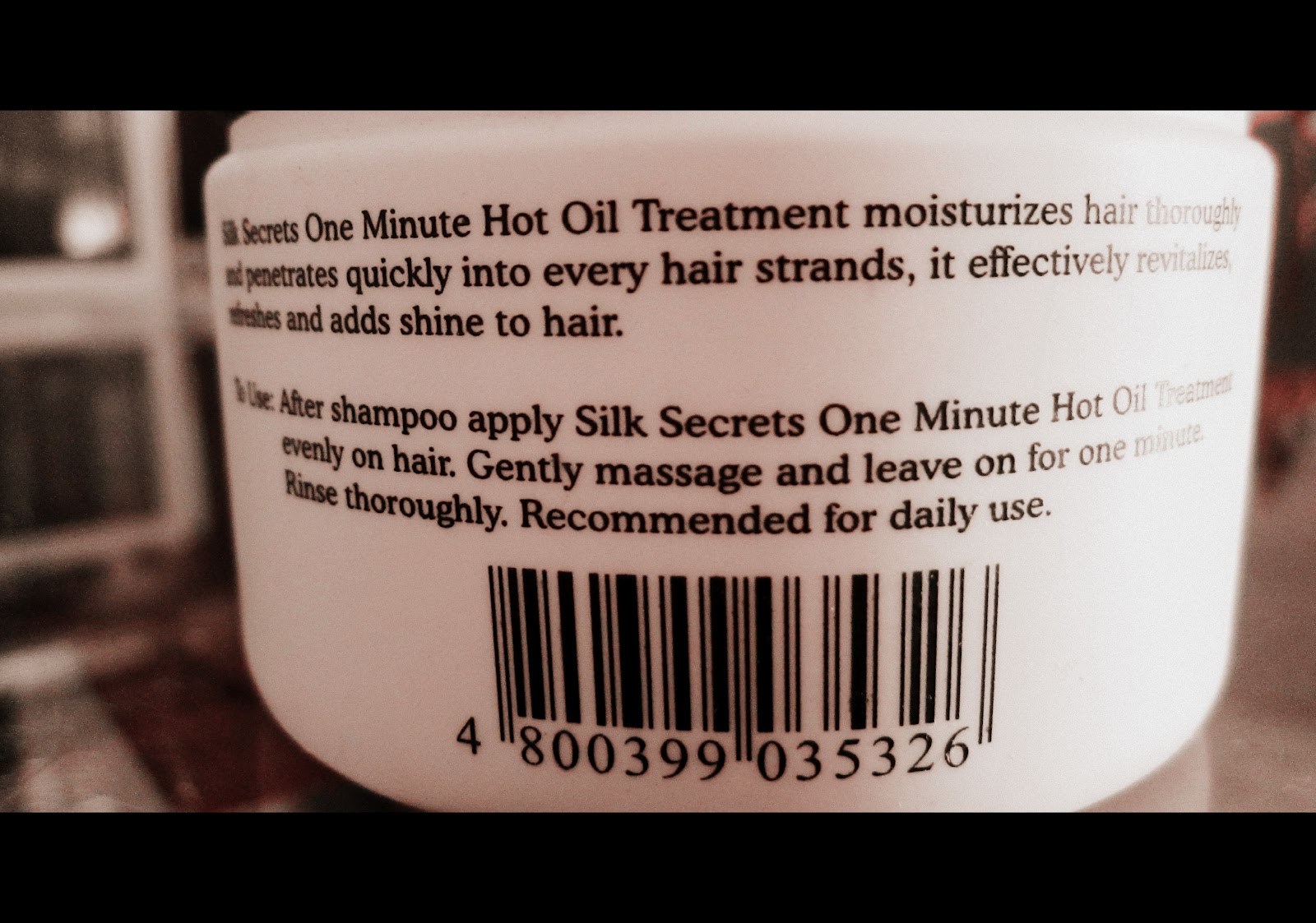 SILK SECRETS ONE MINUTE HOT OIL TREATMENT REVIEW callmekristine