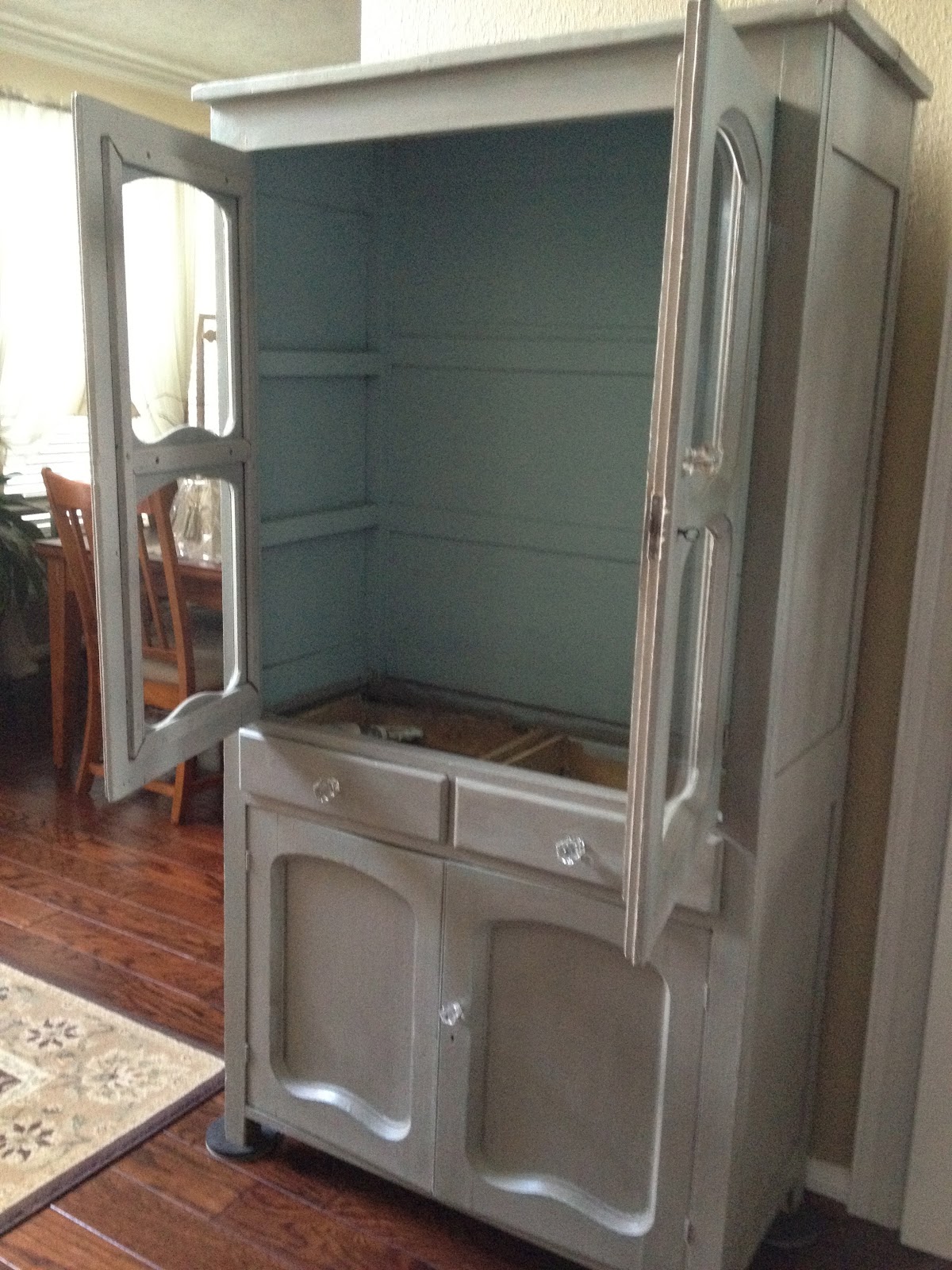 Organize Conquer Clutter Beautify Your Home The Old Antique Hutch Makeover